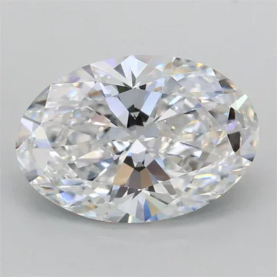 2.02ct D VVS1 Rare Carat Ideal Cut Oval Lab Grown Diamond