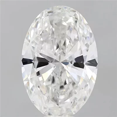 11.04ct F VVS2 Very Good Cut Oval Lab Grown Diamond