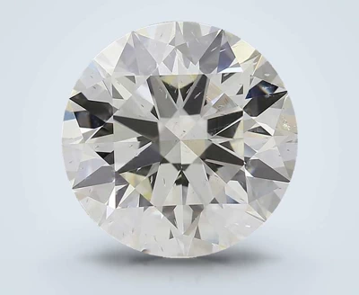 3.19ct K SI2 Rare Carat Ideal Cut Round Diamond