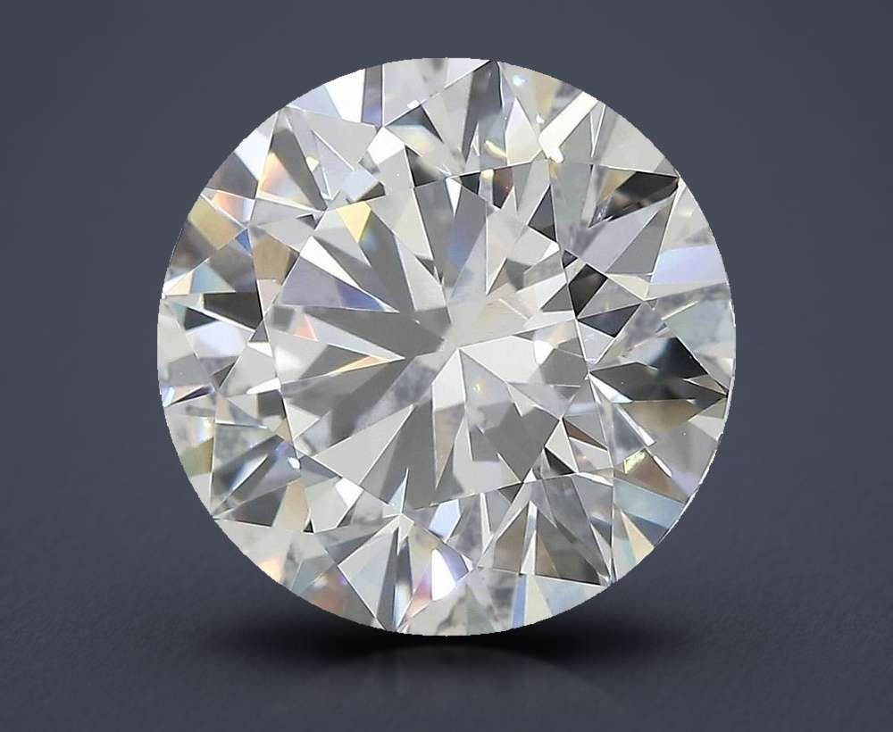 7.34ct E VVS2 Rare Carat Ideal Cut Round Lab Grown Diamond