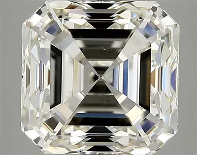 3.01ct I VS2 Very Good Cut Asscher Diamond