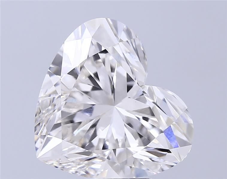 9.05ct G VVS2 Rare Carat Ideal Cut Heart Lab Grown Diamond