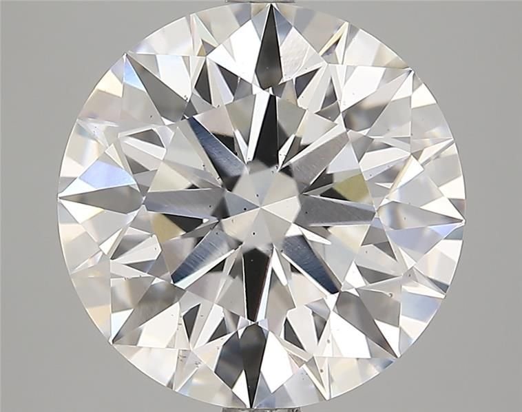 6.13ct D VS2 Rare Carat Ideal Cut Round Lab Grown Diamond