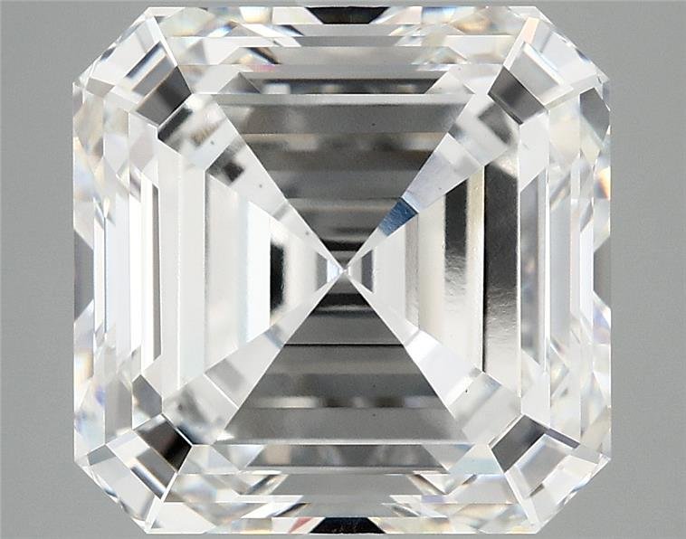 7.77ct F VS1 Rare Carat Ideal Cut Asscher Lab Grown Diamond