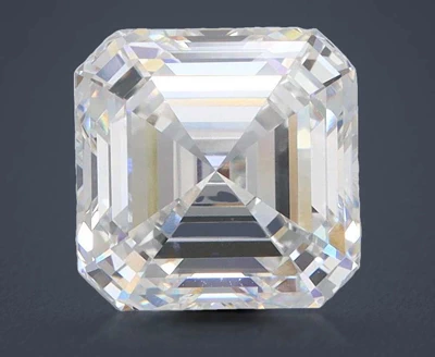 3.10ct E VVS2 Rare Carat Ideal Cut Asscher Lab Grown Diamond