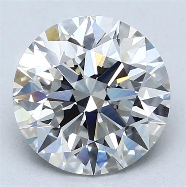 2.54ct E VVS2 Rare Carat Ideal Cut Round Lab Grown Diamond