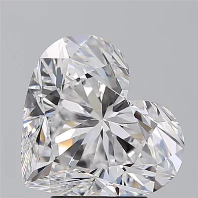 4.03ct D VS2 Rare Carat Ideal Cut Heart Diamond