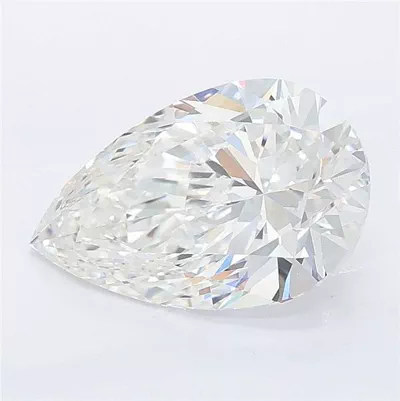 2.56ct F VS1 Rare Carat Ideal Cut Pear Lab Grown Diamond