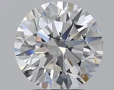 2.13ct D SI1 Rare Carat Ideal Cut Round Diamond