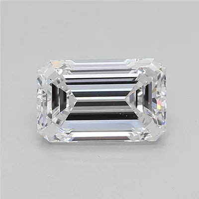 1.39ct D VS1 Rare Carat Ideal Cut Emerald Lab Grown Diamond