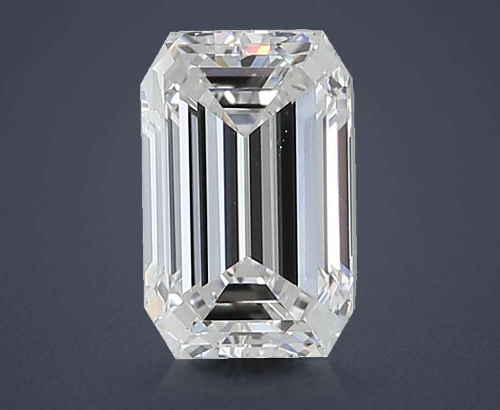 1.39ct D VS1 Rare Carat Ideal Cut Emerald Lab Grown Diamond
