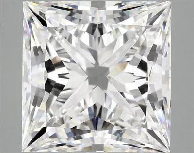 11.32ct F VVS2 Rare Carat Ideal Cut Princess Lab Grown Diamond