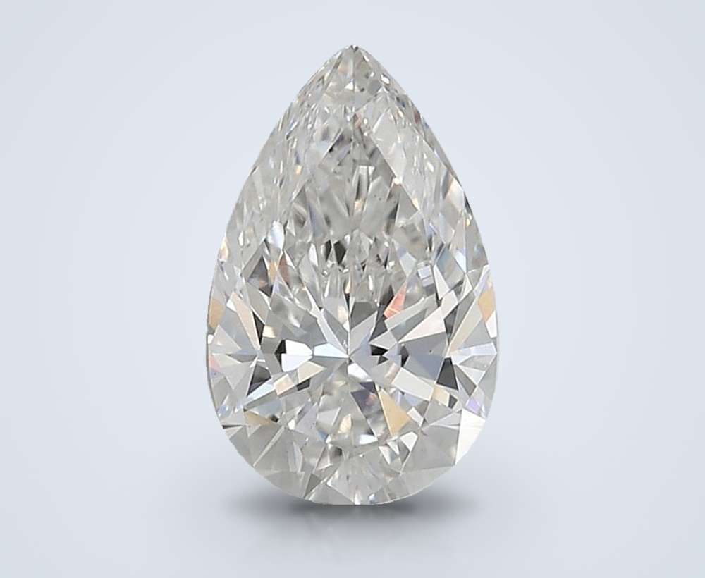 2.07ct F VS1 Very Good Cut Pear Lab Grown Diamond