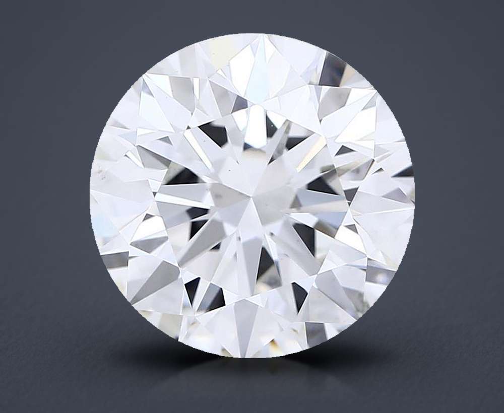 6.12ct H VS1 Rare Carat Ideal Cut Round Lab Grown Diamond