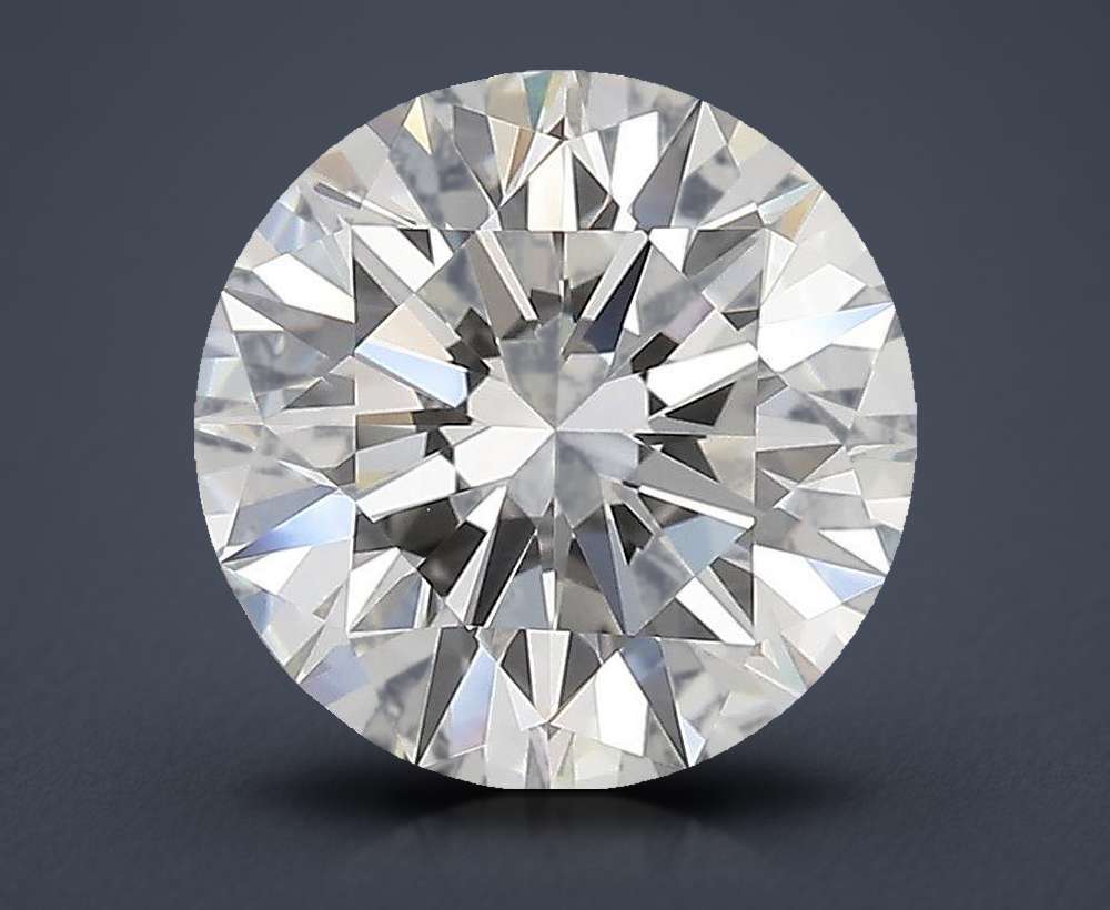 3.02ct G IF Rare Carat Ideal Cut Round Diamond