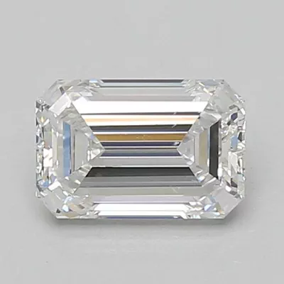 1.09ct D VS2 Rare Carat Ideal Cut Emerald Lab Grown Diamond