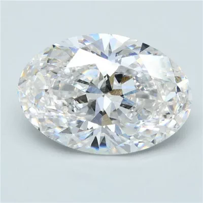 4.80ct F VVS2 Rare Carat Ideal Cut Oval Lab Grown Diamond