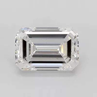 2.03ct E VS2 Rare Carat Ideal Cut Emerald Lab Grown Diamond