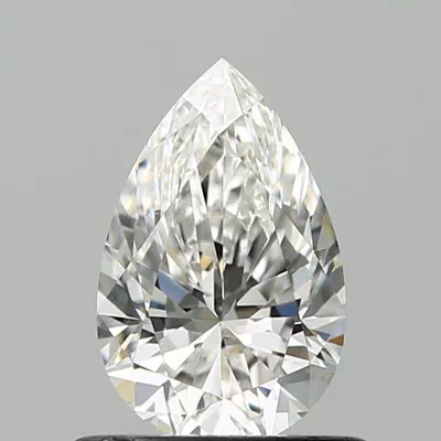 0.71ct E VVS1 Rare Carat Ideal Cut Pear Diamond