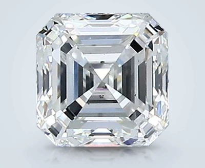 0.73ct E SI1 Very Good Cut Asscher Diamond