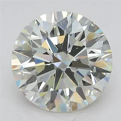3.09ct J VS1 Rare Carat Ideal Cut Round Lab Grown Diamond