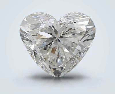 3.00ct H SI2 Rare Carat Ideal Cut Heart Diamond