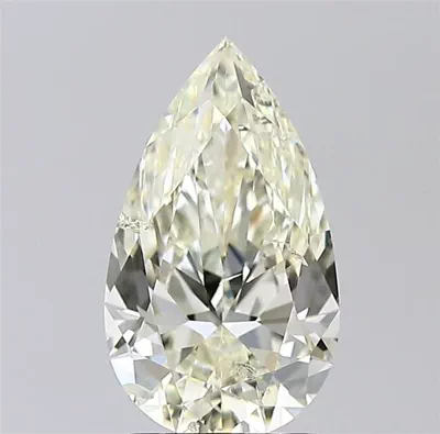 2.01ct K SI2 Rare Carat Ideal Cut Pear Diamond