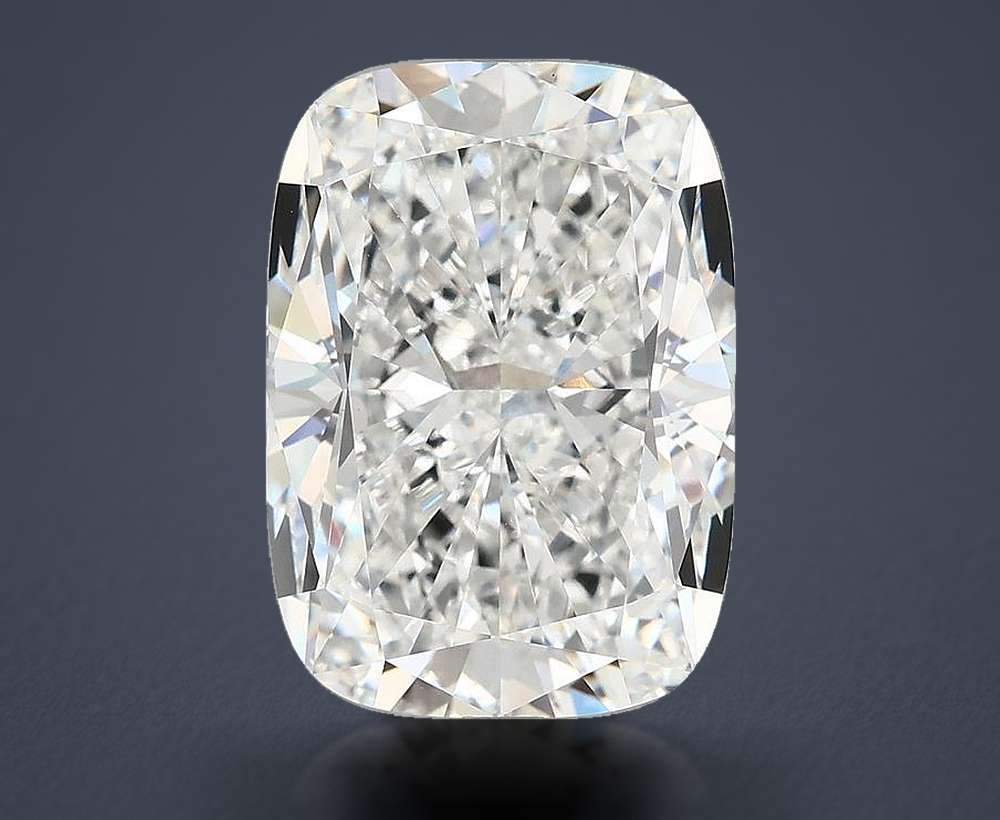 9.53ct F VVS2 Rare Carat Ideal Cut Cushion Lab Grown Diamond