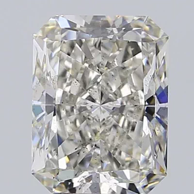3.54ct H SI2 Rare Carat Ideal Cut Radiant Lab Grown Diamond