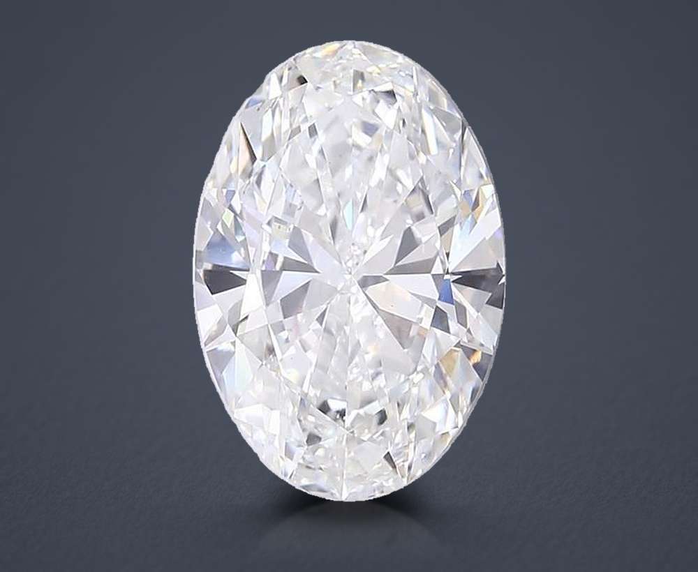 15.10ct F VS1 Rare Carat Ideal Cut Oval Lab Grown Diamond