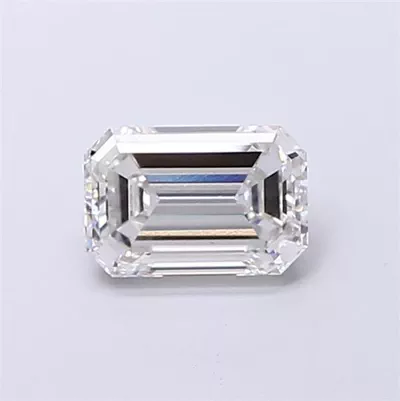 1.24ct F VVS2 Rare Carat Ideal Cut Emerald Lab Grown Diamond