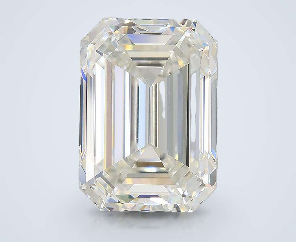 11.07ct G VVS2 Rare Carat Ideal Cut Emerald Lab Grown Diamond