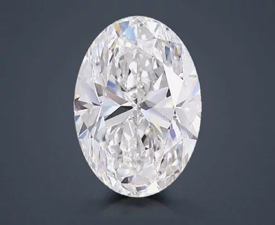 3.05ct D VS1 Rare Carat Ideal Cut Oval Lab Grown Diamond