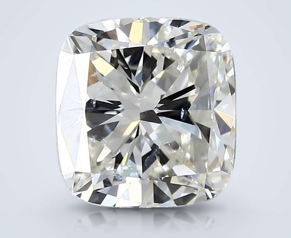 3.20ct J SI2 Very Good Cut Cushion Diamond