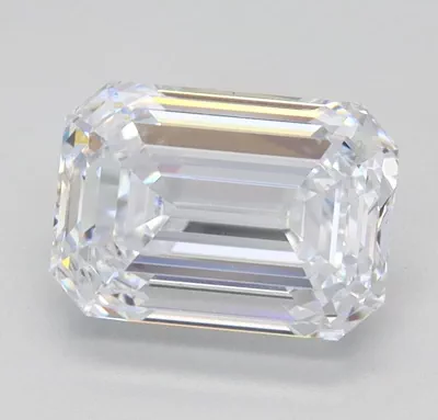 1.52ct D VS2 Rare Carat Ideal Cut Emerald Lab Grown Diamond