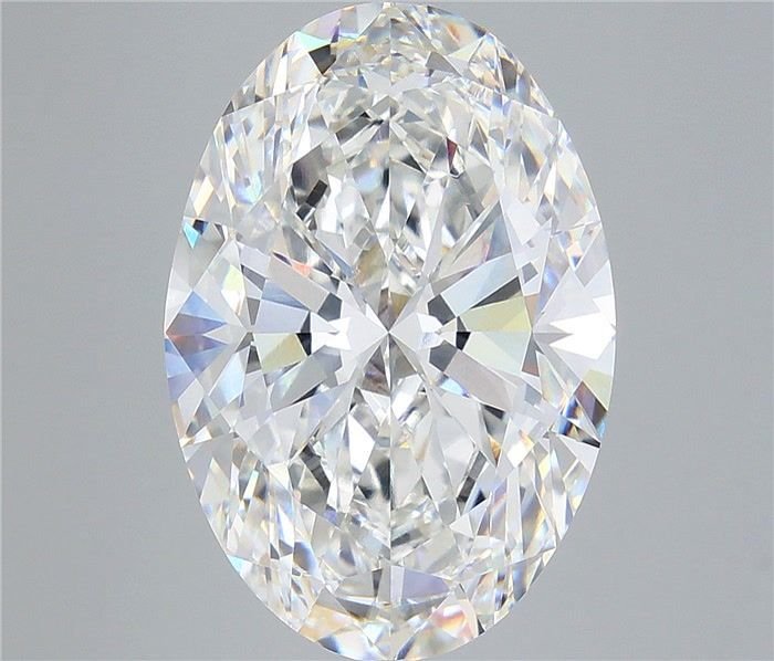 11.10ct F VVS2 Rare Carat Ideal Cut Oval Lab Grown Diamond