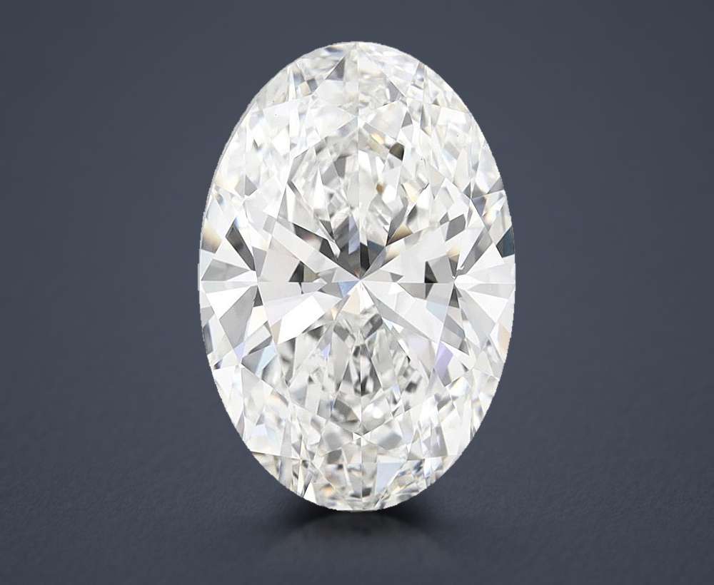 10.55ct F VS1 Rare Carat Ideal Cut Oval Lab Grown Diamond
