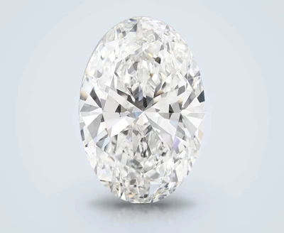 10.55ct F VS1 Rare Carat Ideal Cut Oval Lab Grown Diamond