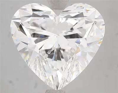 5.08ct E VS1 Rare Carat Ideal Cut Heart Lab Grown Diamond