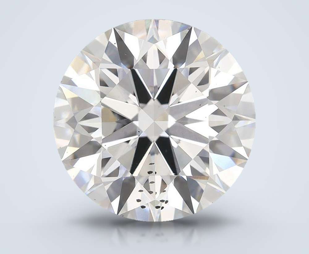 7.03ct F SI1 Rare Carat Ideal Cut Round Lab Grown Diamond