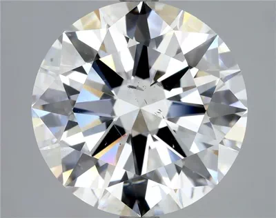 4.51ct F SI1 Rare Carat Ideal Cut Round Diamond