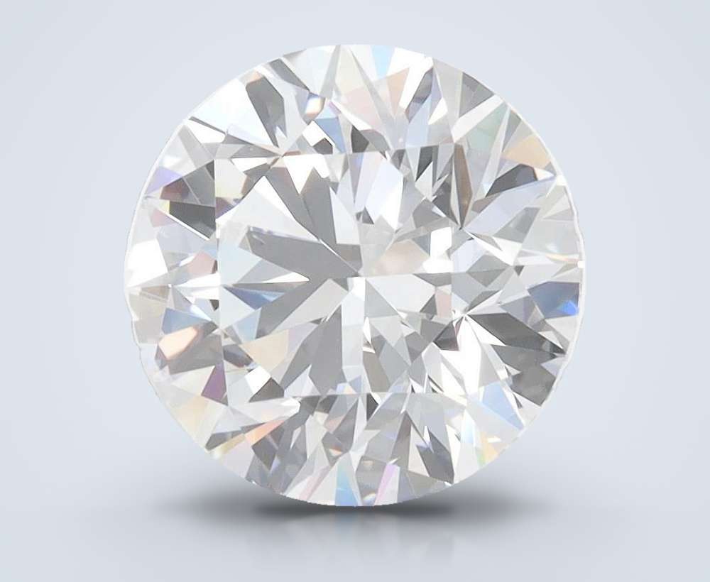 3.37ct D VVS1 Rare Carat Ideal Cut Round Lab Grown Diamond