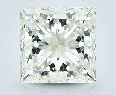 3.03ct K SI1 Rare Carat Ideal Cut Princess Diamond