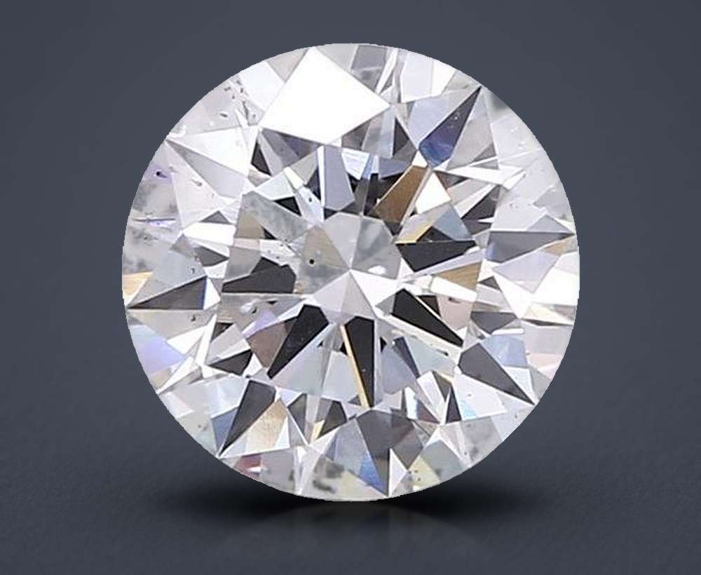 3.01ct F SI1 Rare Carat Ideal Cut Round Lab Grown Diamond