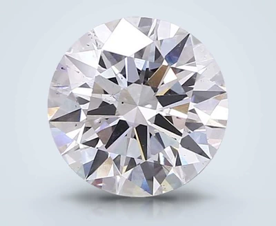 3.01ct F SI1 Rare Carat Ideal Cut Round Lab Grown Diamond