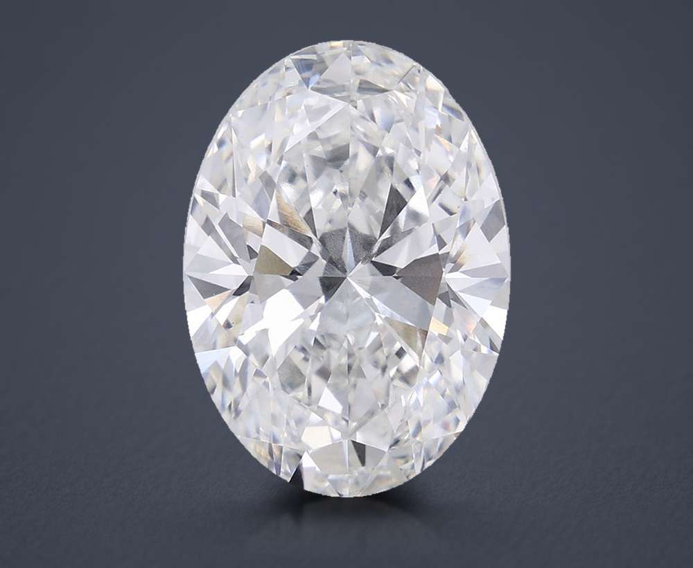 15.08ct F VS1 Rare Carat Ideal Cut Oval Lab Grown Diamond
