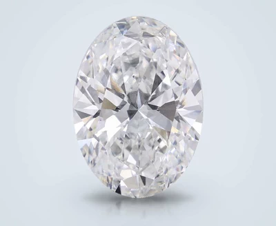 15.08ct F VS1 Rare Carat Ideal Cut Oval Lab Grown Diamond