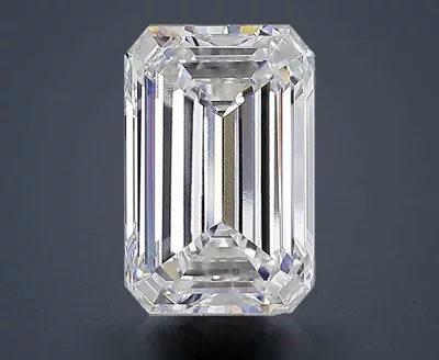 16.73ct F VVS2 Rare Carat Ideal Cut Emerald Lab Grown Diamond