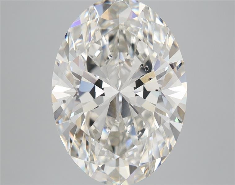 4.54ct H SI1 Rare Carat Ideal Cut Oval Lab Grown Diamond