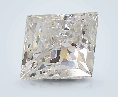 3.08ct E VVS2 Rare Carat Ideal Cut Princess Lab Grown Diamond